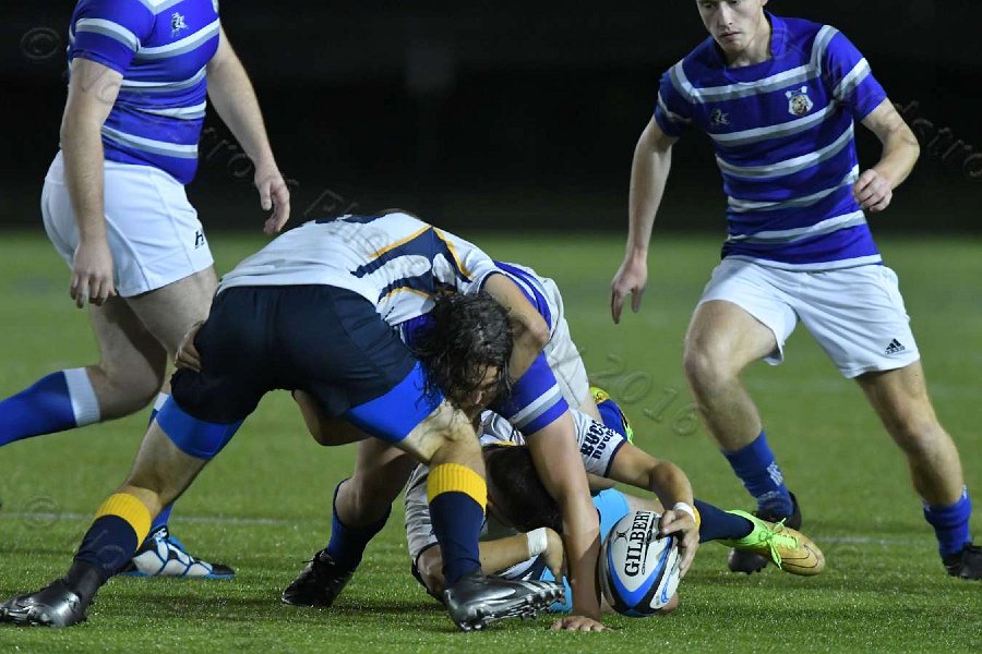 Wheaton Men\'s Rugby vs Mass Maritime.  Photo by Keith Nordstrom